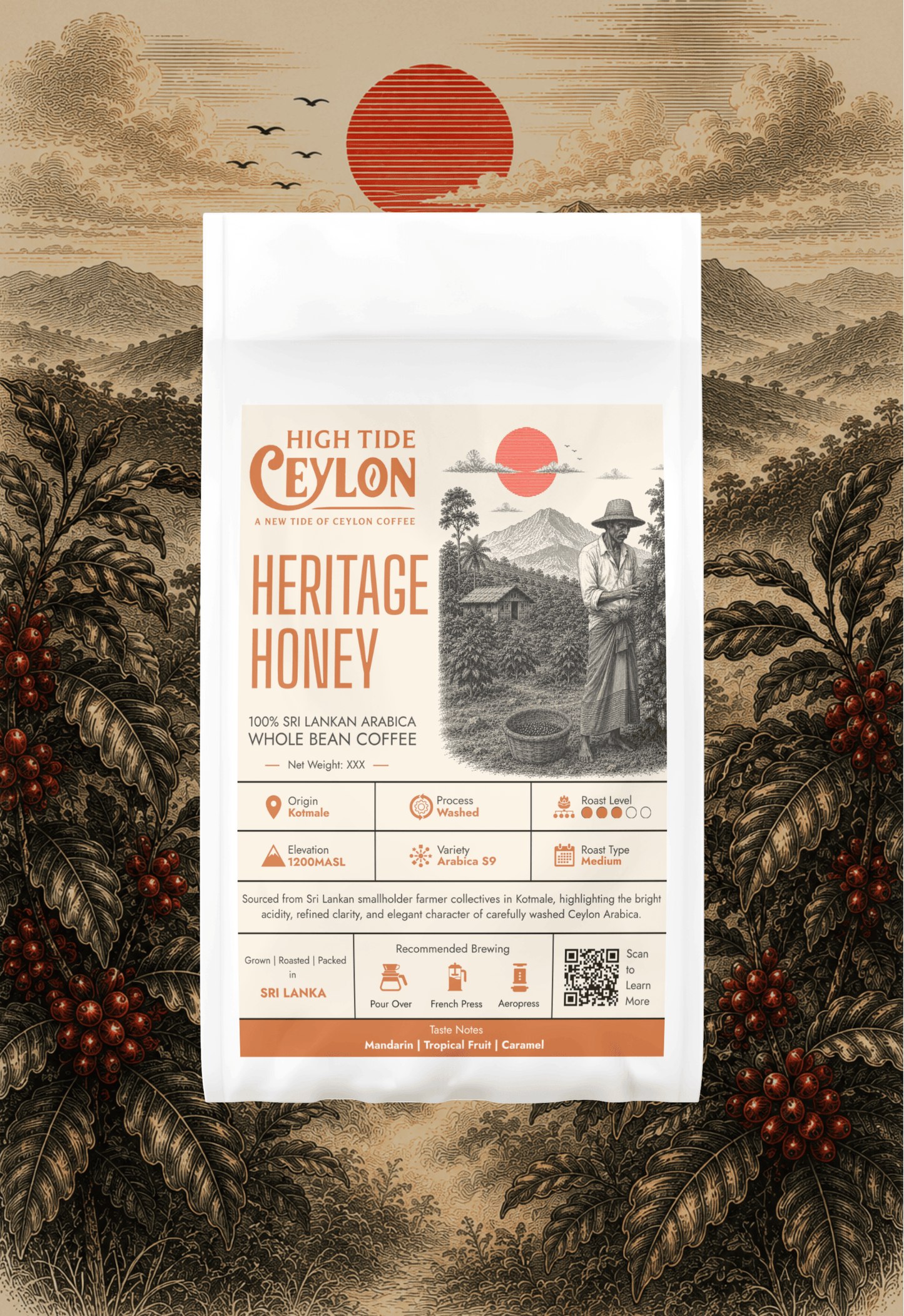 Heritage • Whole Bean • Honey